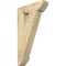 Ekena Millwork Traditional Slat Rough Sawn Bracket, Douglas Fir, 4"W x 16"D x 28"H BKT04X16X28TRA06RDF - alternate 1